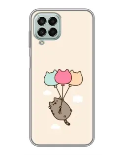 Чехол для Samsung Galaxy M33 (5G) (M336B) с картинкой «Пушин на шариках» Чехол для Samsung Galaxy M33 (5G) (M336B) с картинкой «Пушин на шариках»