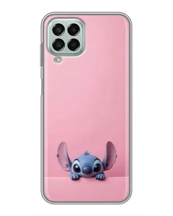 Чехол для Samsung Galaxy M33 (5G) (M336B) с картинкой «Stitch выглядывает»