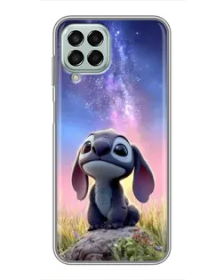 Чехол для Samsung Galaxy M33 (5G) (M336B) с картинкой «Стич на рассвете»