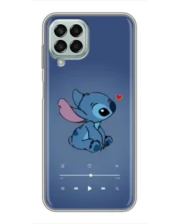 Чехол для Samsung Galaxy M33 (5G) (M336B) с картинкой «Музыкальный Stitch»
