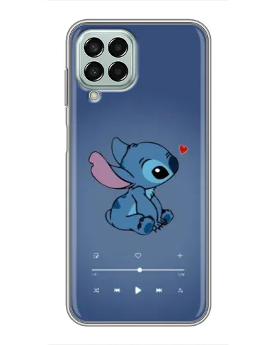Чехол для Samsung Galaxy M33 (5G) (M336B) с картинкой «Музыкальный Stitch»