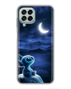 Чехол для Samsung Galaxy M33 (5G) (M336B) с картинкой «Лунная ночь Стича»