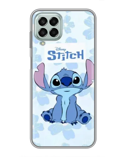 Чехол для Samsung Galaxy M33 (5G) (M336B) с картинкой «Stitch среди цветов»