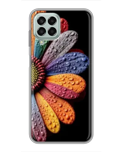 Чехол для Samsung Galaxy M33 (5G) (M336B) с картинкой «Радужный цветок»