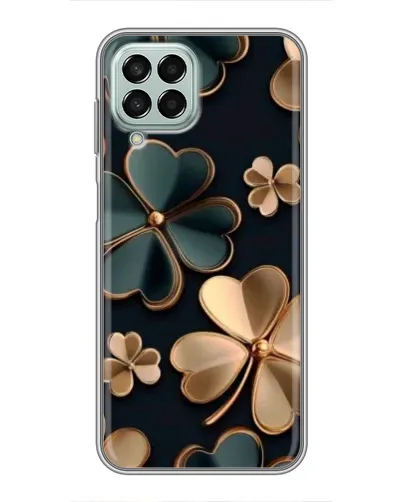 Чехол для Samsung Galaxy M33 (5G) (M336B) с картинкой «Клевер в золоте»