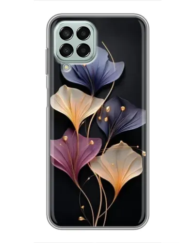 Чехол для Samsung Galaxy M33 (5G) (M336B) с картинкой «Лиловые цветы грации»