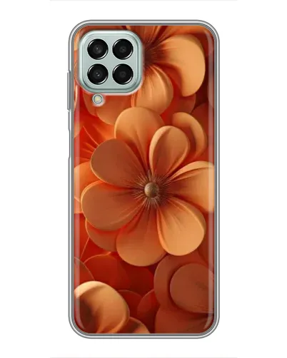 Чехол для Samsung Galaxy M33 (5G) (M336B) с картинкой «Оранжевый макро цветок»