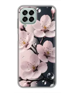 Чехол для Samsung Galaxy M33 (5G) (M336B) с картинкой «Нежная сакура и капли» Чехол для Samsung Galaxy M33 (5G) (M336B) с картинкой «Нежная сакура и капли»