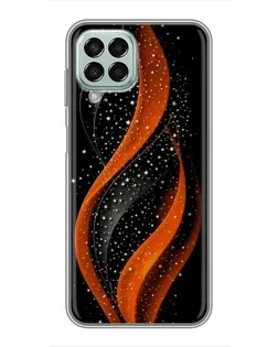 Чехол для Samsung Galaxy M33 (5G) (M336B) с картинкой «Огненная звездная волна»
