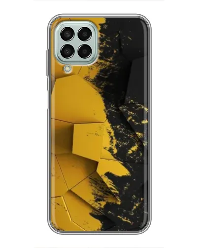 Чехол для Samsung Galaxy M33 (5G) (M336B) с картинкой «Золотые осколки геометрии»