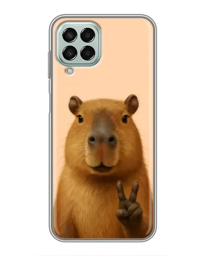 Чехол для Samsung Galaxy M33 (5G) (M336B) с картинкой «Капибара виктория» Чехол для Samsung Galaxy M33 (5G) (M336B) с картинкой «Капибара виктория»