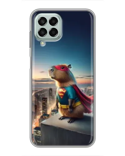 Чехол для Samsung Galaxy M33 (5G) (M336B) с картинкой «Капи-мен супергерой» Чехол для Samsung Galaxy M33 (5G) (M336B) с картинкой «Капи-мен супергерой»