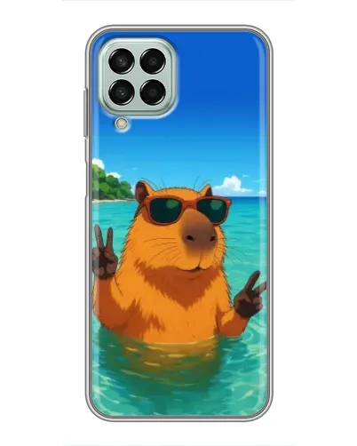 Чехол для Samsung Galaxy M33 (5G) (M336B) с картинкой «Морская капибара» Чехол для Samsung Galaxy M33 (5G) (M336B) с картинкой «Морская капибара»