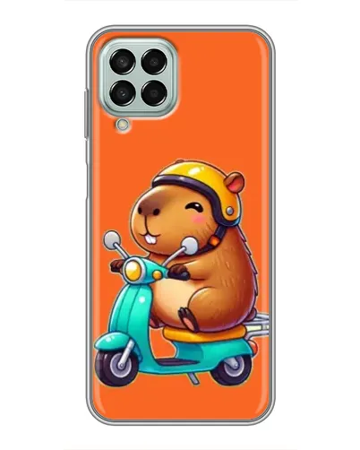 Чехол для Samsung Galaxy M33 (5G) (M336B) с картинкой «Капибара на скутере» Чехол для Samsung Galaxy M33 (5G) (M336B) с картинкой «Капибара на скутере»