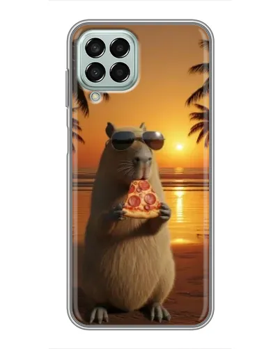 Чехол для Samsung Galaxy M33 (5G) (M336B) с картинкой «Капибара с пиццей» Чехол для Samsung Galaxy M33 (5G) (M336B) с картинкой «Капибара с пиццей»