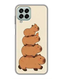 Чехол для Samsung Galaxy M33 (5G) (M336B) с картинкой «Башня из капибар» Чехол для Samsung Galaxy M33 (5G) (M336B) с картинкой «Башня из капибар»