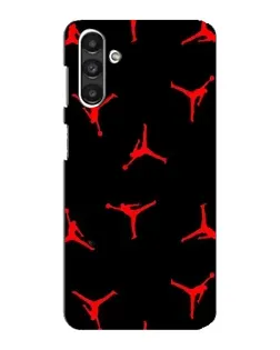 Чехол для Samsung Galaxy M34 (5G) с картинкой «Jordan Red Pattern»