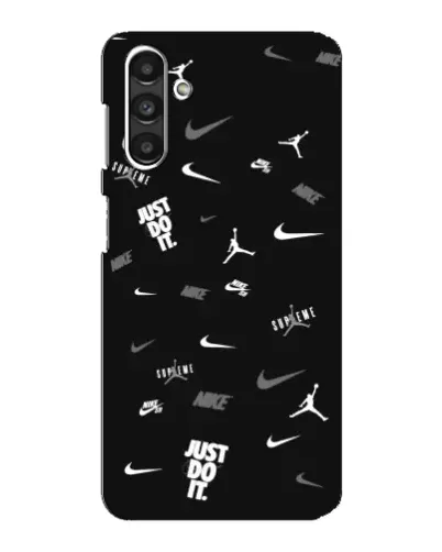 Чехол для Samsung Galaxy M34 (5G) с картинкой «Nike Black Pattern» Чехол для Samsung Galaxy M34 (5G) с картинкой «Nike Black Pattern»