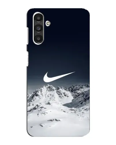 Чехол для Samsung Galaxy M34 (5G) с картинкой «Nike — зимние горы»