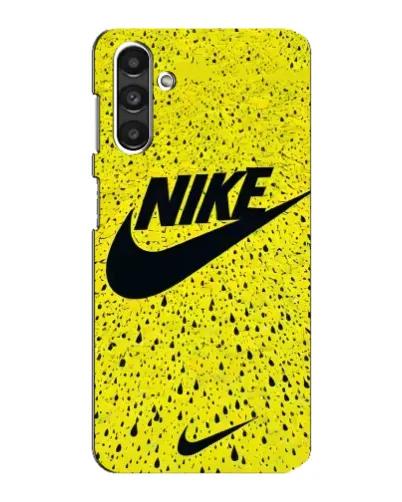 Чехол для Samsung Galaxy M34 (5G) с картинкой «Желтый текстурный Nike»