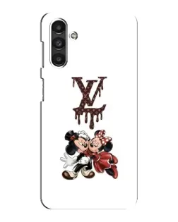 Чехол для Samsung Galaxy M34 (5G) с картинкой «LV и Микки Маус»