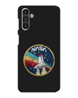 Чехол для Samsung Galaxy M34 (5G) с картинкой «NASA — эмблема миссии»