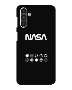 Чехол для Samsung Galaxy M34 (5G) с картинкой «NASA — технический принт»