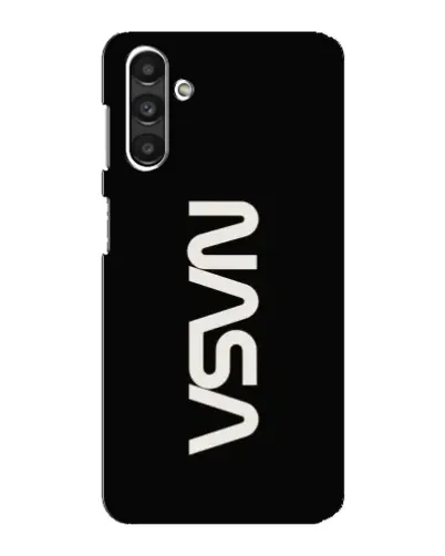 Чехол для Samsung Galaxy M34 (5G) с картинкой «NASA — вертикальный логотип»