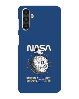 Чехол для Samsung Galaxy M34 (5G) с картинкой «NASA — лунная миссия»