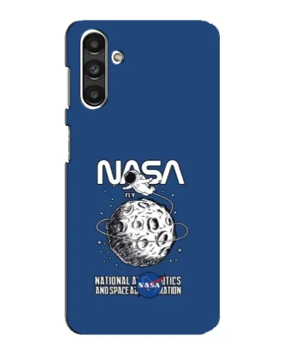 Чехол для Samsung Galaxy M34 (5G) с картинкой «NASA — лунная миссия»