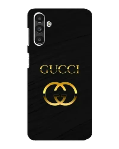 Чехол для Samsung Galaxy M34 (5G) с картинкой «Золотой логотип Gucci»