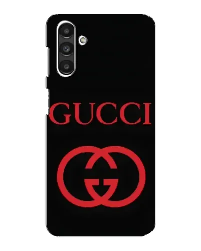 Чехол для Samsung Galaxy M34 (5G) с картинкой «Gucci — красный логотип»