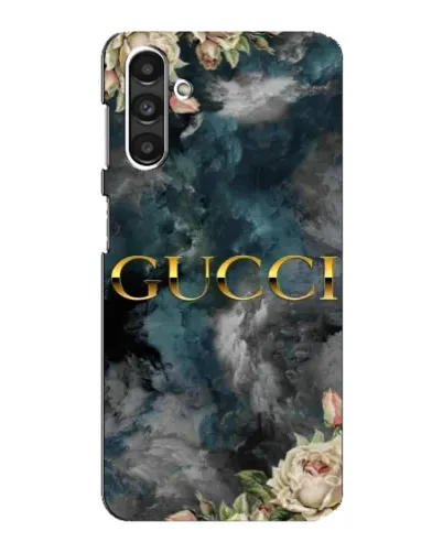 Чехол для Samsung Galaxy M34 (5G) с картинкой «Абстрактные цветы Gucci»