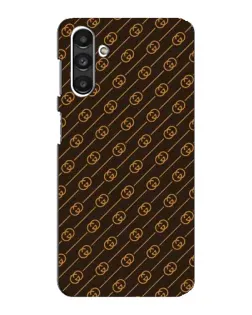 Чехол для Samsung Galaxy M34 (5G) с картинкой «Gucci — золотые диагонали» Чехол для Samsung Galaxy M34 (5G) с картинкой «Gucci — золотые диагонали»