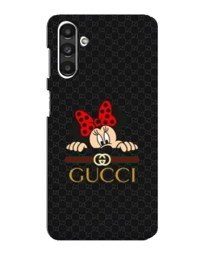 Чехол для Samsung Galaxy M34 (5G) с картинкой «Минни Маус Gucci — черный»