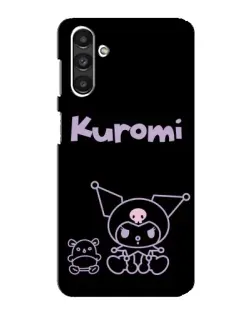 Чехол для Samsung Galaxy M34 (5G) с картинкой «Kuromi — черный минимализм»