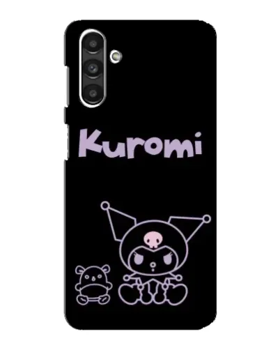 Чехол для Samsung Galaxy M34 (5G) с картинкой «Kuromi — черный минимализм»