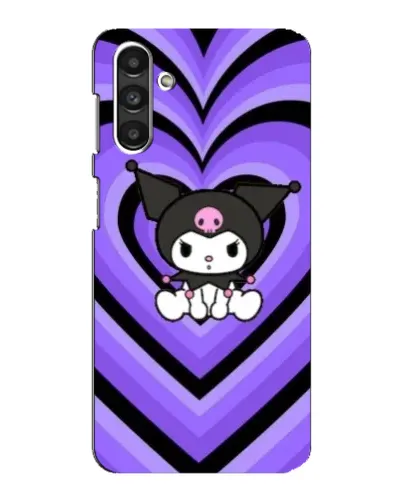 Чехол для Samsung Galaxy M34 (5G) с картинкой «Kuromi и фиолетовые сердца»