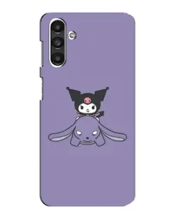 Чехол для Samsung Galaxy M34 (5G) с картинкой «Kuromi на лиловом фоне»