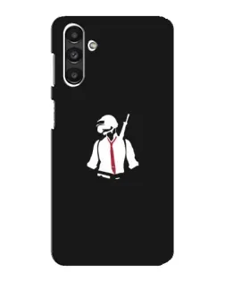Чохол для Samsung Galaxy M34 (5G) з картинкою «PUBG — силует воїна»