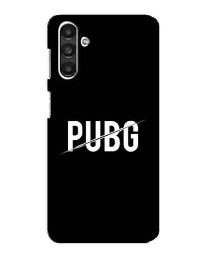 Чехол для Samsung Galaxy M34 (5G) с картинкой «PUBG — белый логотип»