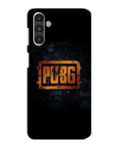 Чехол для Samsung Galaxy M34 (5G) с картинкой «PUBG — золотой логотип»