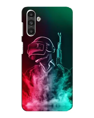 Чехол для Samsung Galaxy M34 (5G) с картинкой «PUBG — огненный воин»
