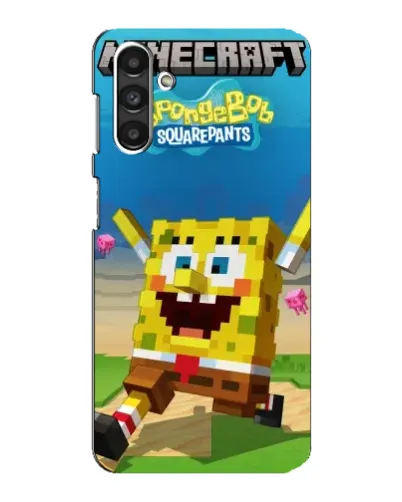 Чехол для Samsung Galaxy M34 (5G) с картинкой «Губка Боб Minecraft» Чехол для Samsung Galaxy M34 (5G) с картинкой «Губка Боб Minecraft»
