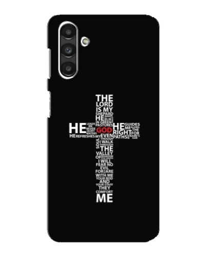 Чехол для Samsung Galaxy M34 (5G) с картинкой «Текстовый крест» Чехол для Samsung Galaxy M34 (5G) с картинкой «Текстовый крест»