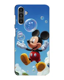 Чехол для Samsung Galaxy M34 (5G) с картинкой «Mickey и мыльные пузыри»