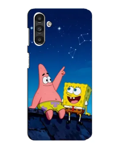 Чехол для Samsung Galaxy M34 (5G) с картинкой «Губка Боб и Патрик ночью» Чехол для Samsung Galaxy M34 (5G) с картинкой «Губка Боб и Патрик ночью»