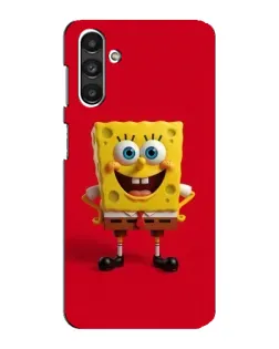Чехол для Samsung Galaxy M34 (5G) с картинкой «Спанч Боб на красном»