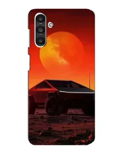 Чехол для Samsung Galaxy M34 (5G) с картинкой «Cybertruck на Марсе»
