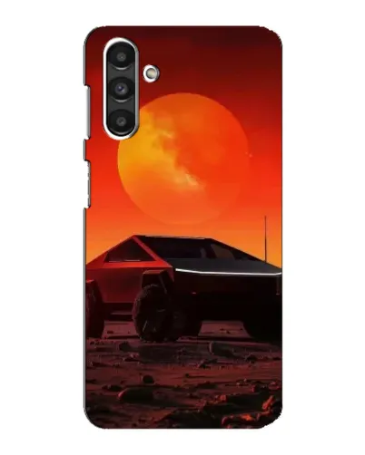 Чехол для Samsung Galaxy M34 (5G) с картинкой «Cybertruck на Марсе»